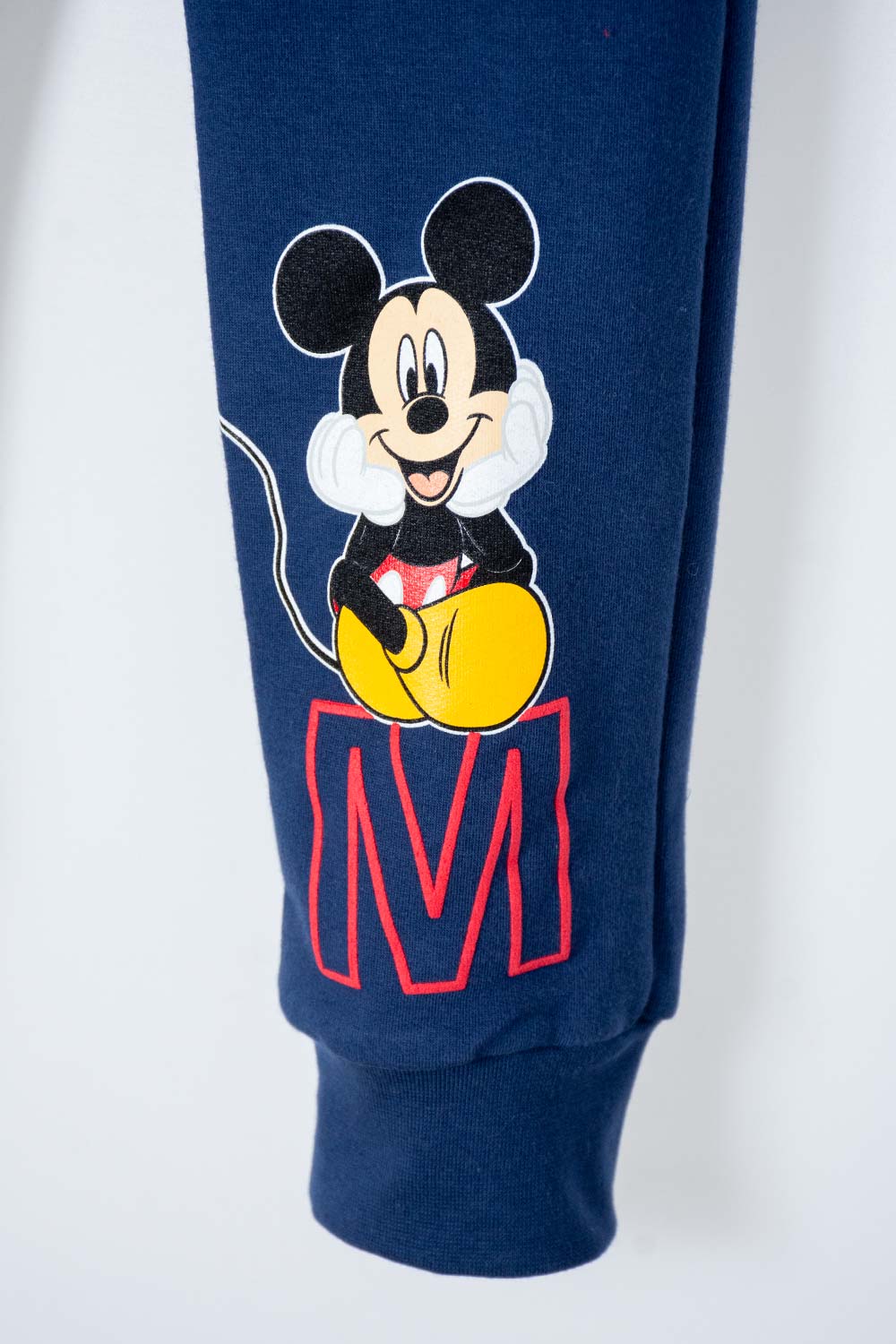 JOGGER DE MICKEY MOUSE AZUL CON ESTAMPADO EN RELIEVE PARA NIÑO 2T A 5T