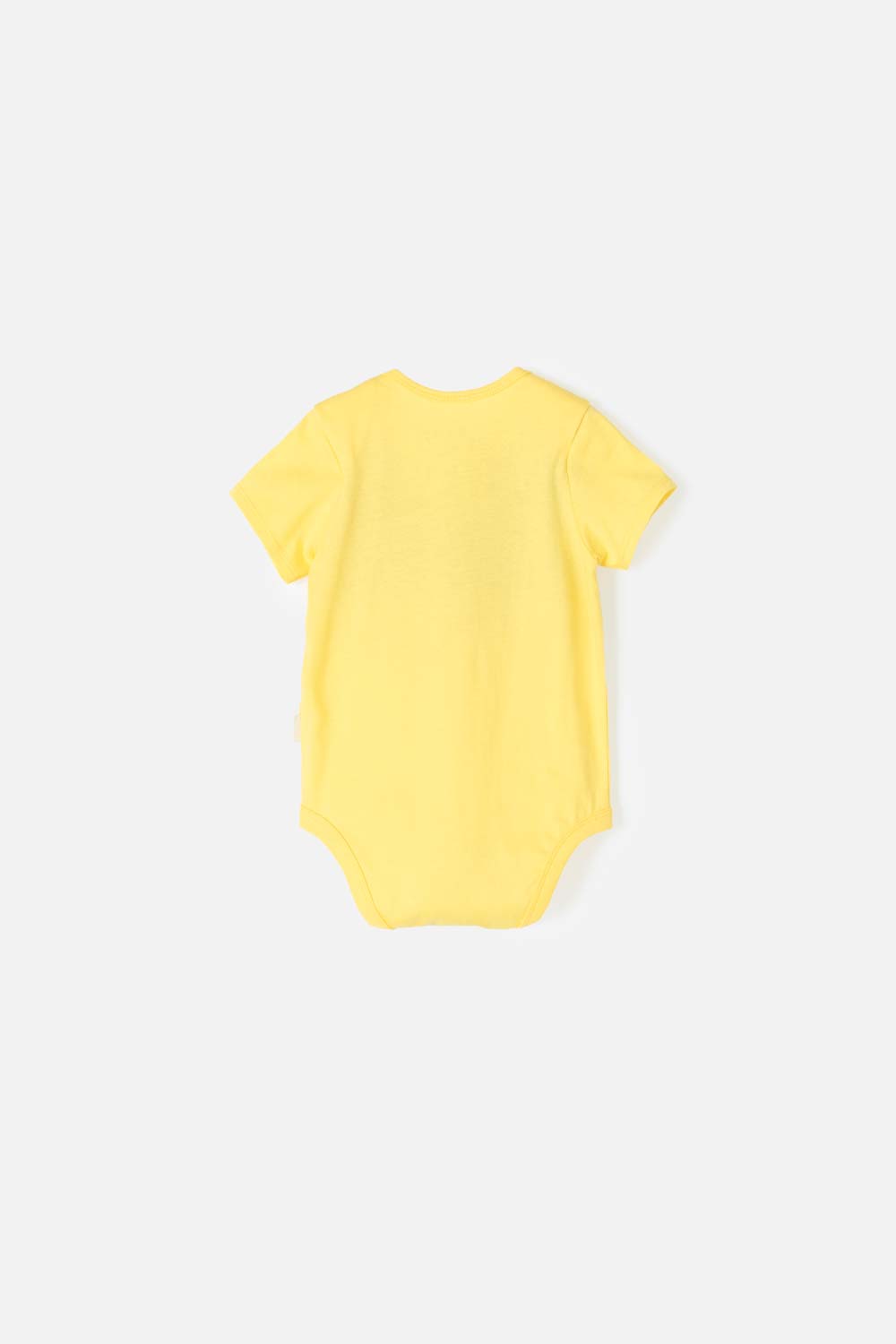 BODY DE SNOOPY MANGA CORTA AMARILLO PARA BEBÉ UNISEX