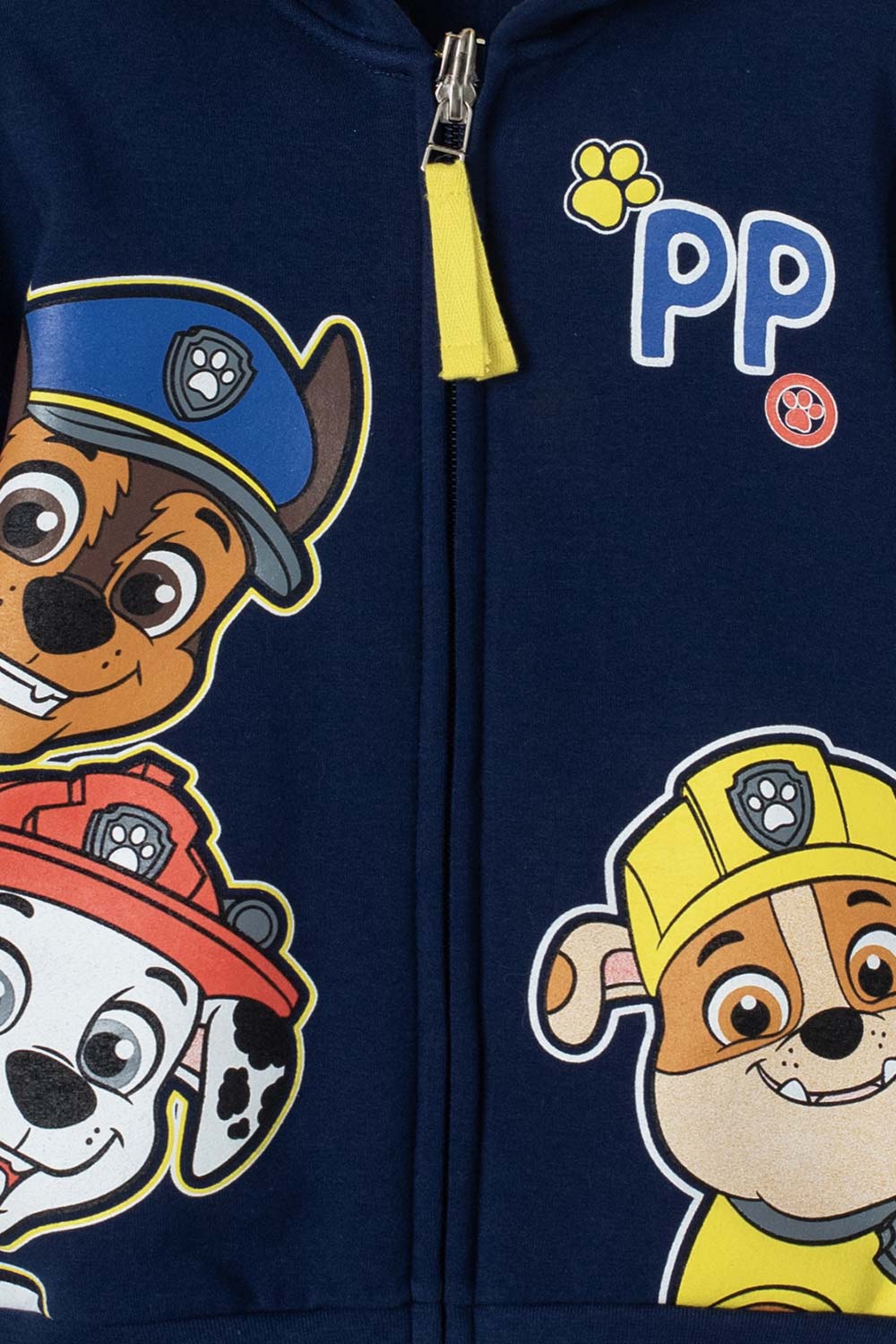 BUZO DE PAW PATROL AZUL Y AMARILLO CON CAPUCHA PARA NIÑO 2T A 5T