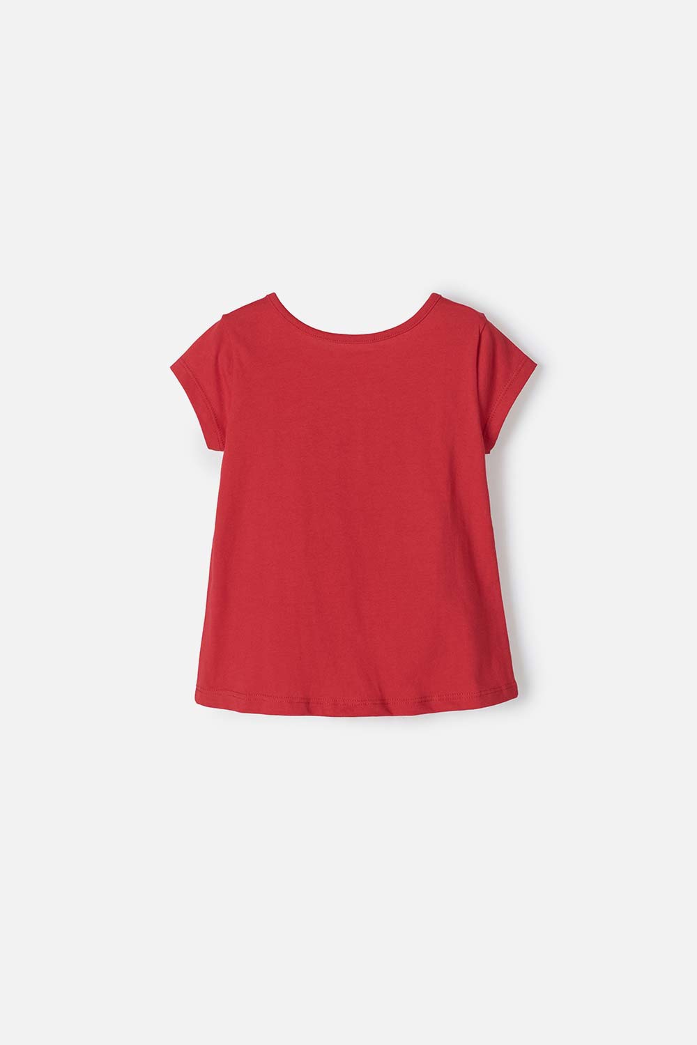CAMISETA DE HELLO KITTY MANGA CORTA ROJA PARA NIÑA 2T A 5T