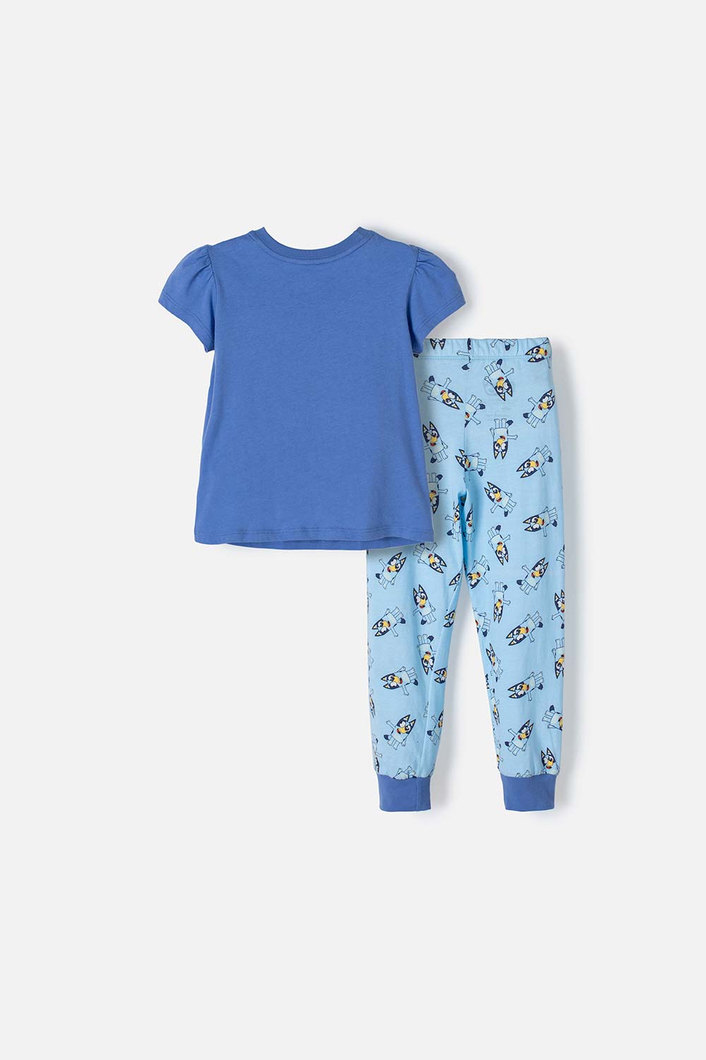 PIJAMA DE BLUEY MULTICOLOR MANGA CORTA PARA NIÑA 2T A 6T