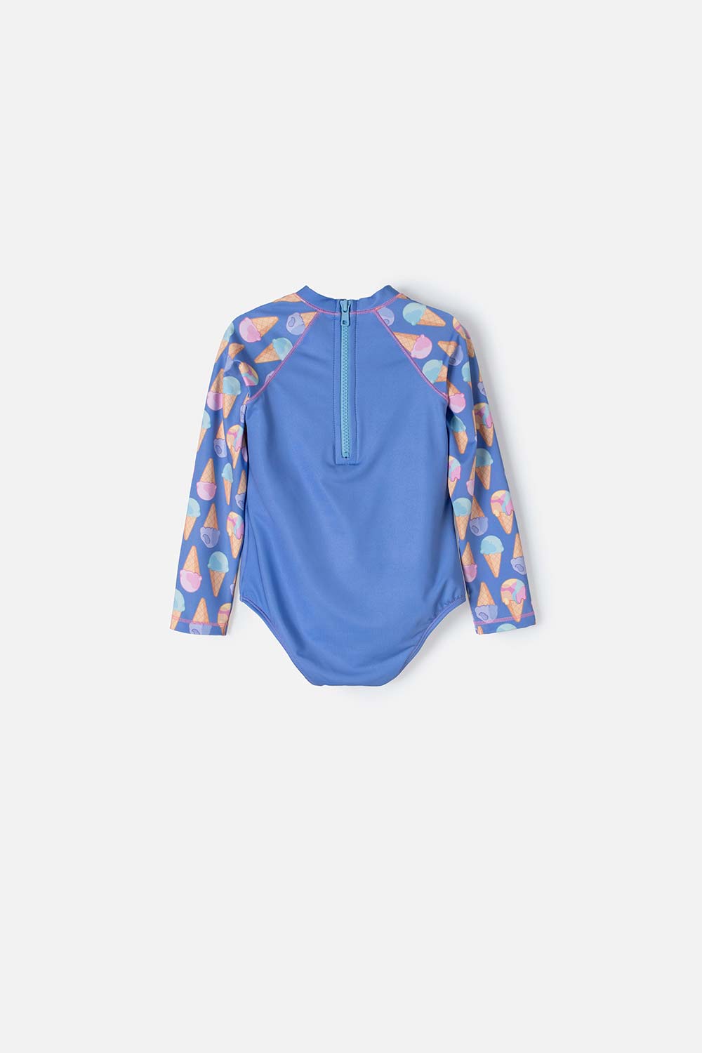 VESTIDO DE BAÑO DE BLUEY MULTICOLOR MANGA LARGA PARA NIÑA 2T A 6T