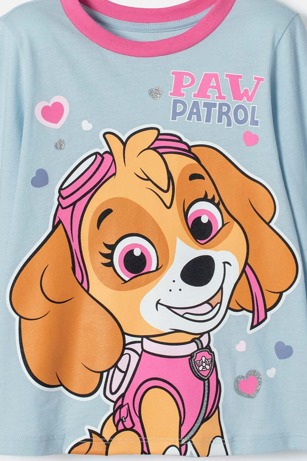 PIJAMA DE PAW PATROL MANGA LARGA MULTICOLOR PARA NIÑA 2T A 5T