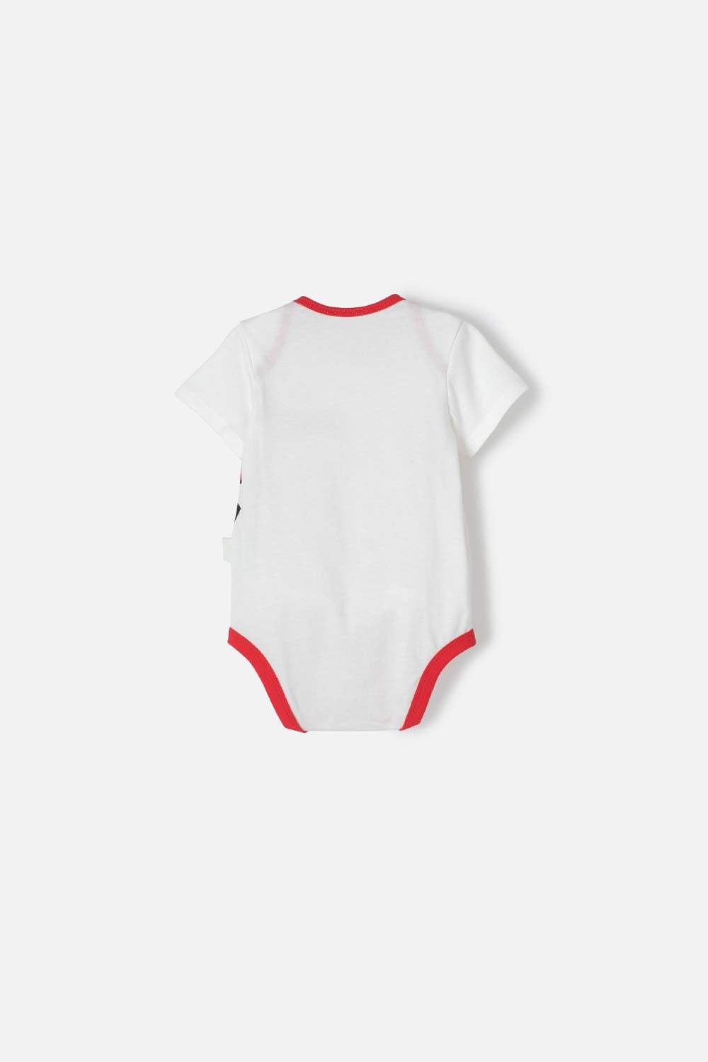 BODY DE MINNIE MOUSE MANGA CORTA MARFIL Y ROJO PARA BEBÉ NIÑA