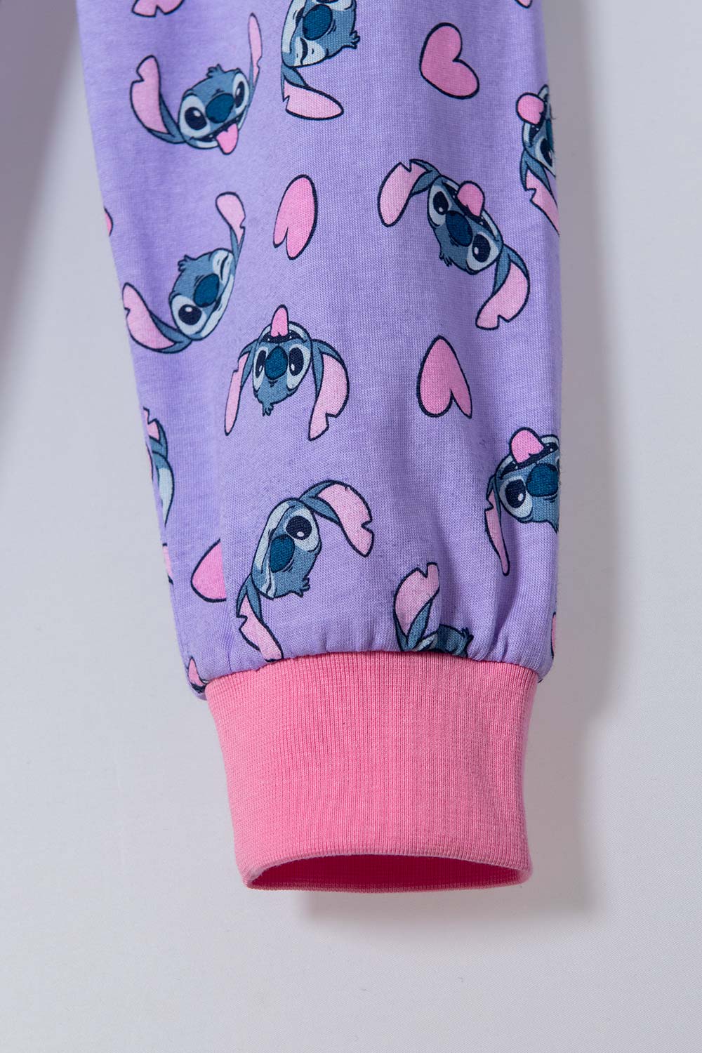 PIJAMA DE STITCH MULTICOLOR DE MANGA CORTA PARA NIÑA 2T A 5T