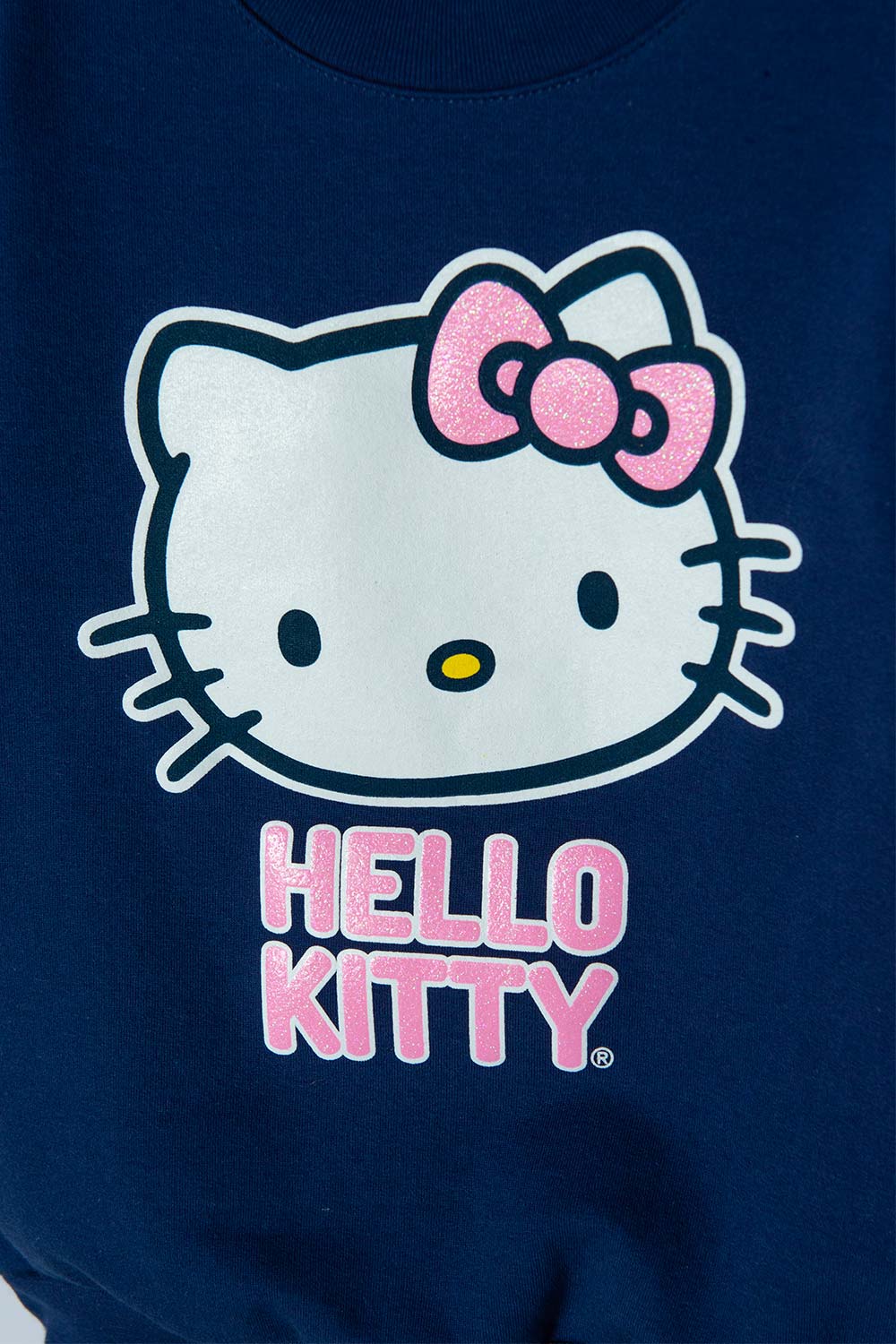 BUZO HELLO KITTY CERRADO AZUL PARA NIÑA 2T A 5T