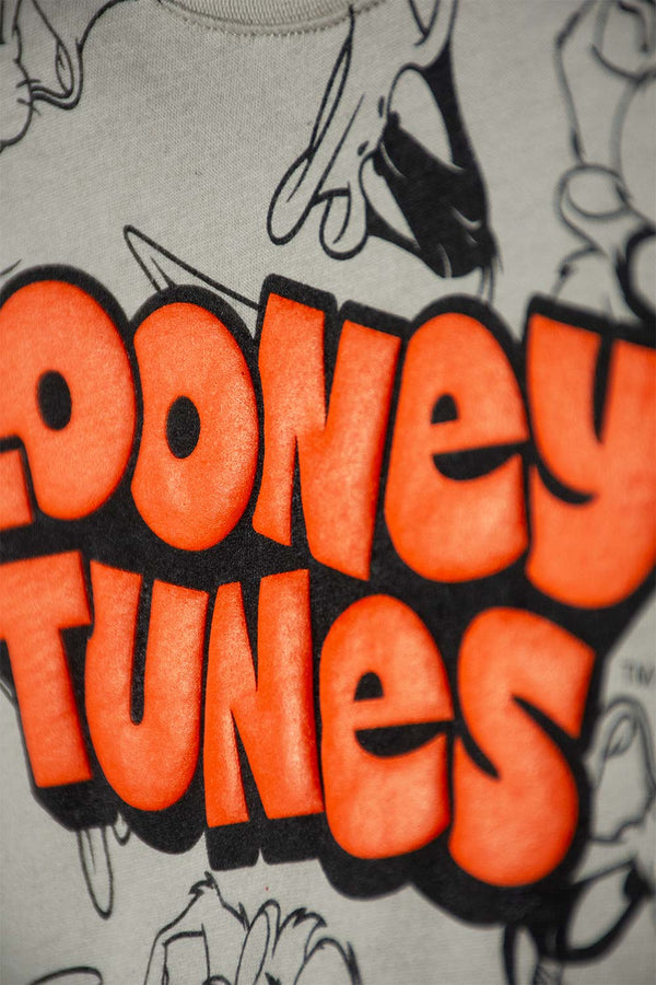 CAMISETA DE LOS LOONEY TUNES VERDE MANGA CORTA PARA NIÑO 2T A 5T