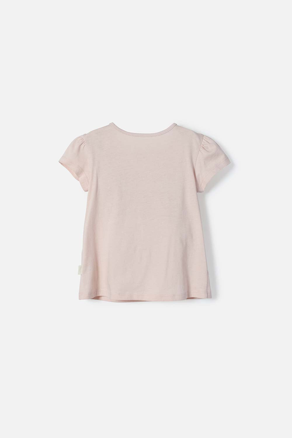 CAMISETA DE MINNIE MOUSE MANGA CORTA ROSADO PARA NIÑA 2T A 5T
