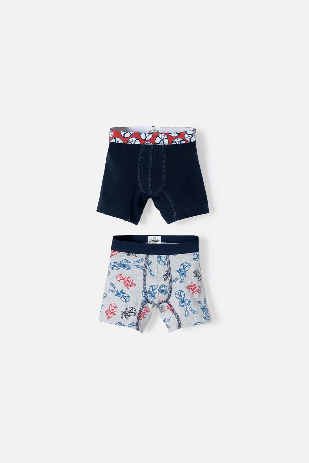 PACK X2 BOXER DE SPIDER-MAN MULTICOLOR PARA NIÑO 2T A 6T