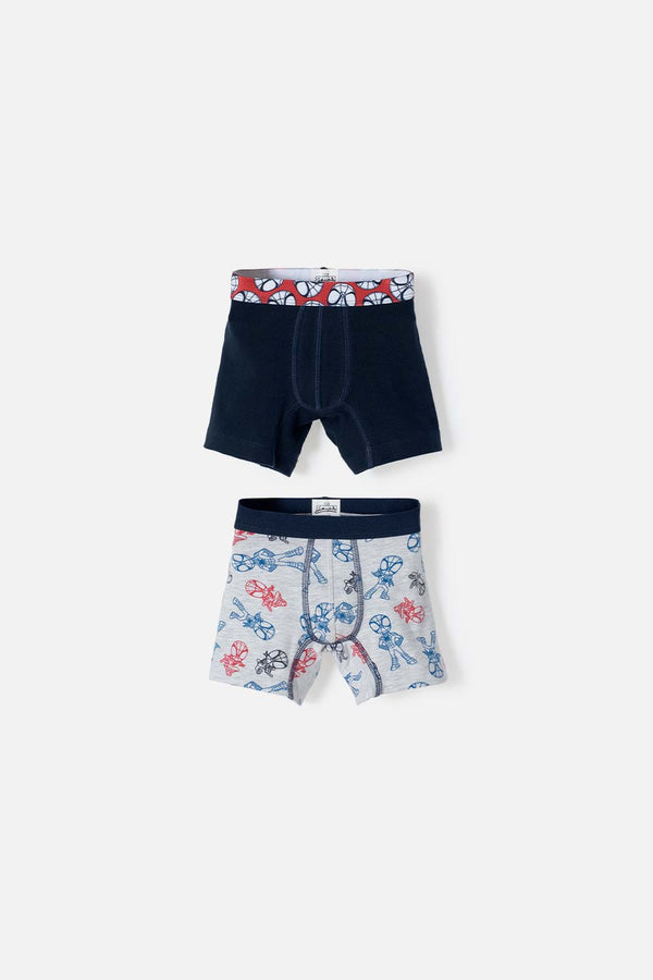 PACK X2 BOXER DE SPIDER-MAN MULTICOLOR PARA NIÑO 2T A 6T
