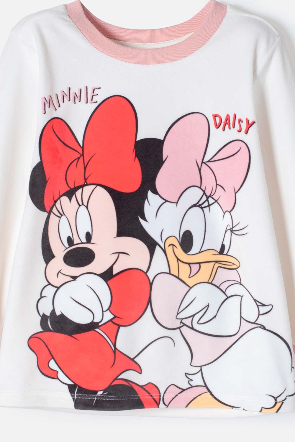 PIJAMA DE MINNIE MOUSE PANTALÓN LARGO PARA NIÑA 2T A 5T