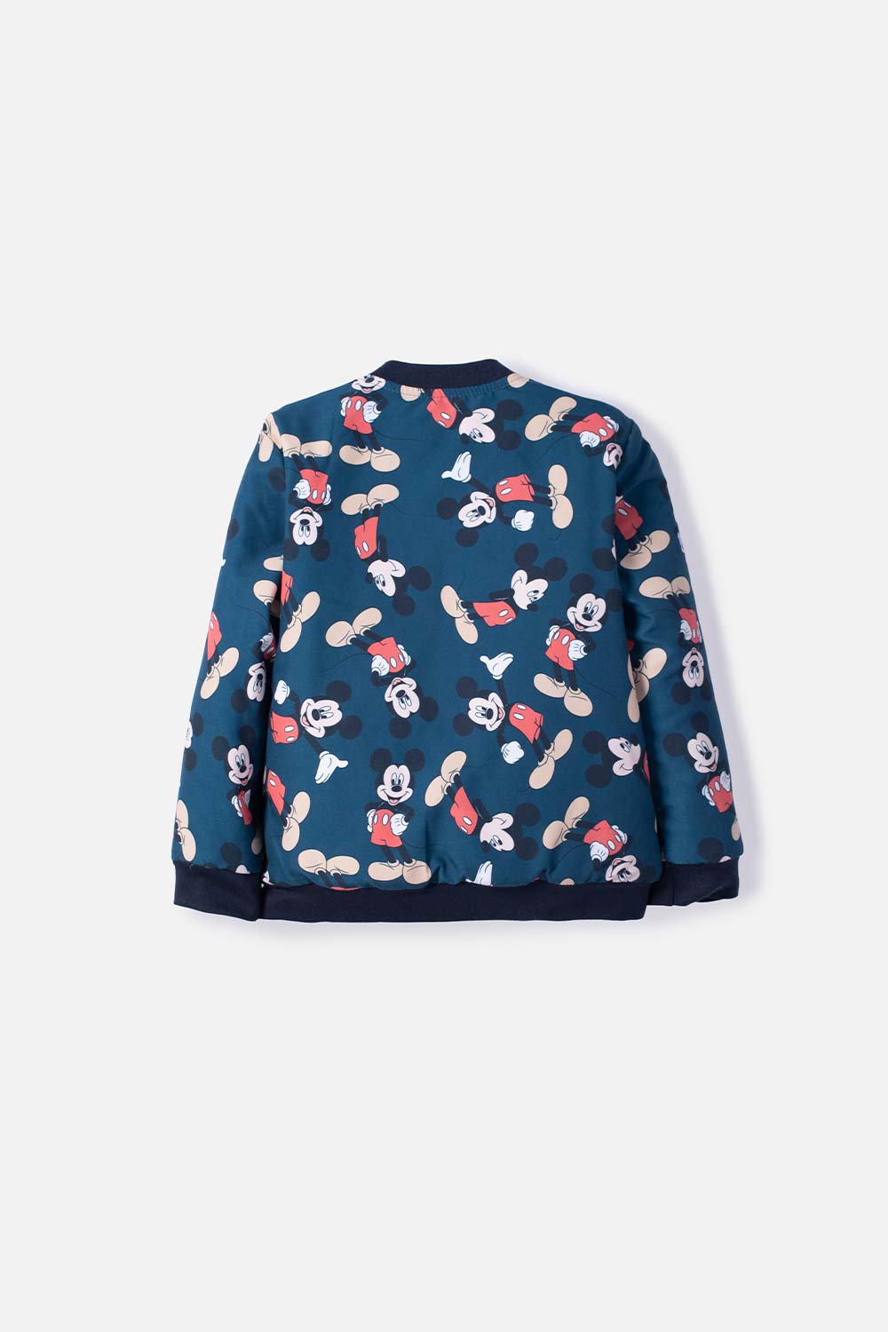 CHAQUETA DE MICKEY MOUSE AZUL OSCURA CON ESTAMPADO ALLOVER PARA NIÑO 2T A 5T