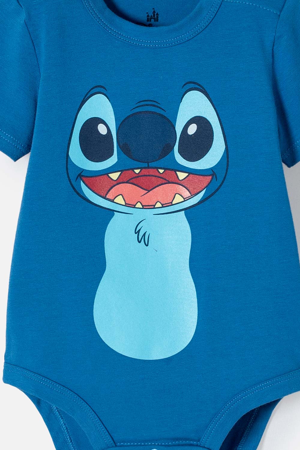 BODY DE STITCH CON GORRO AZUL PARA BEBÉ NIÑA