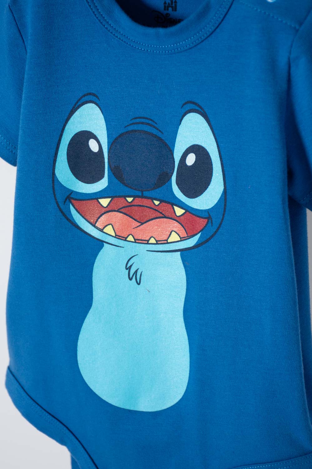 BODY DE STITCH CON GORRO AZUL PARA BEBÉ NIÑA
