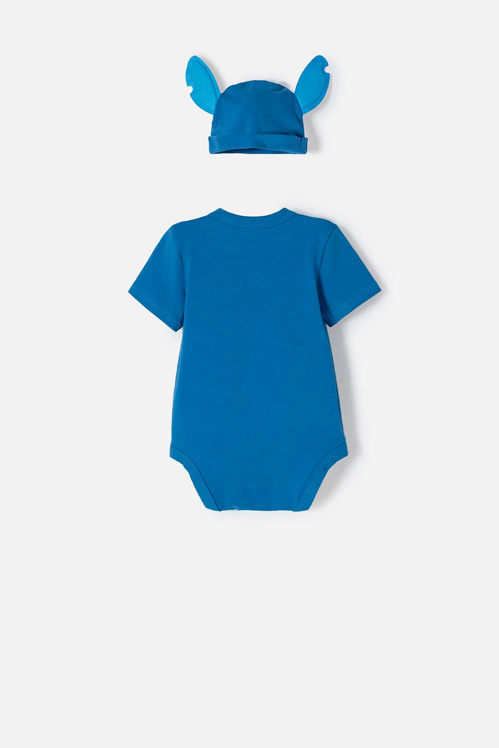 BODY DE STITCH CON GORRO AZUL PARA BEBÉ NIÑA