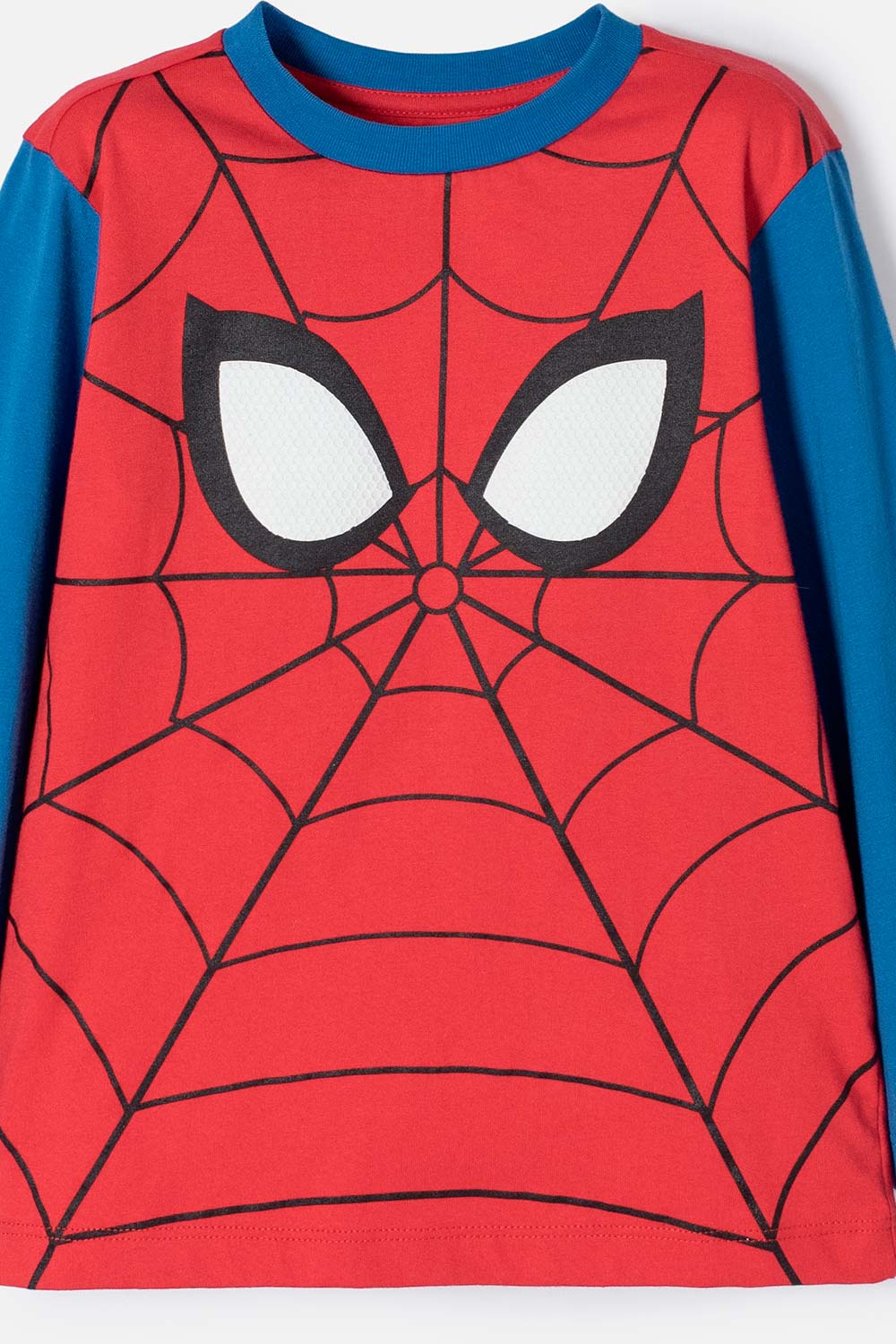 PIJAMA DE SPIDER-MAN CON PANTALÓN LARGO ROJO PARA NIÑO 2T A 5T