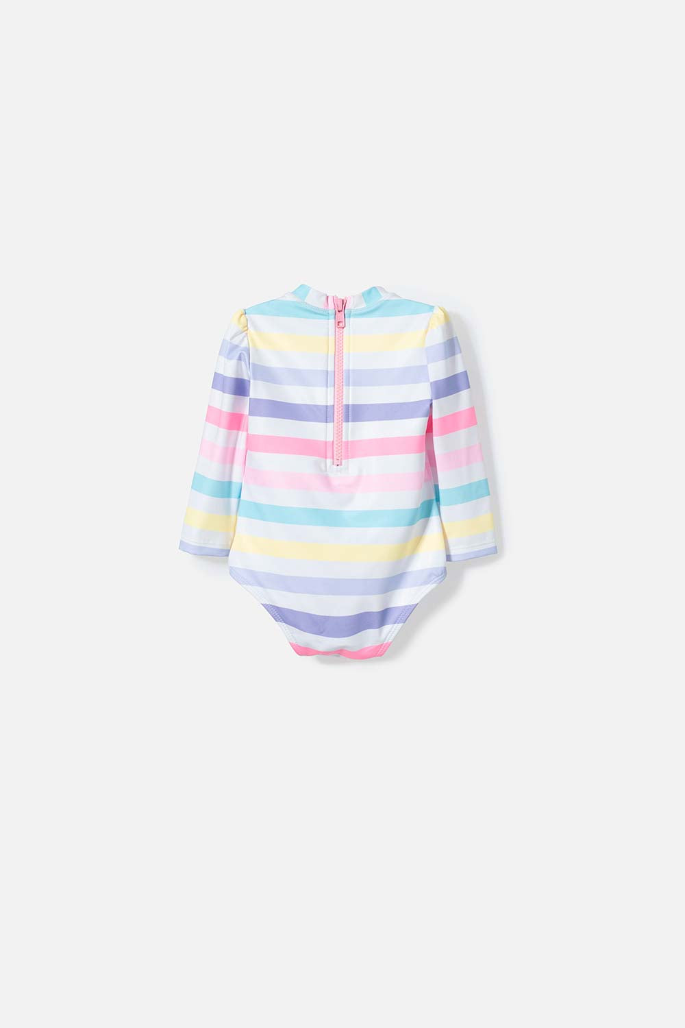 TRAJE DE BAÑO DE HELLO KITTY MULTICOLOR MANGA LARGA PARA BEBÉ NIÑA
