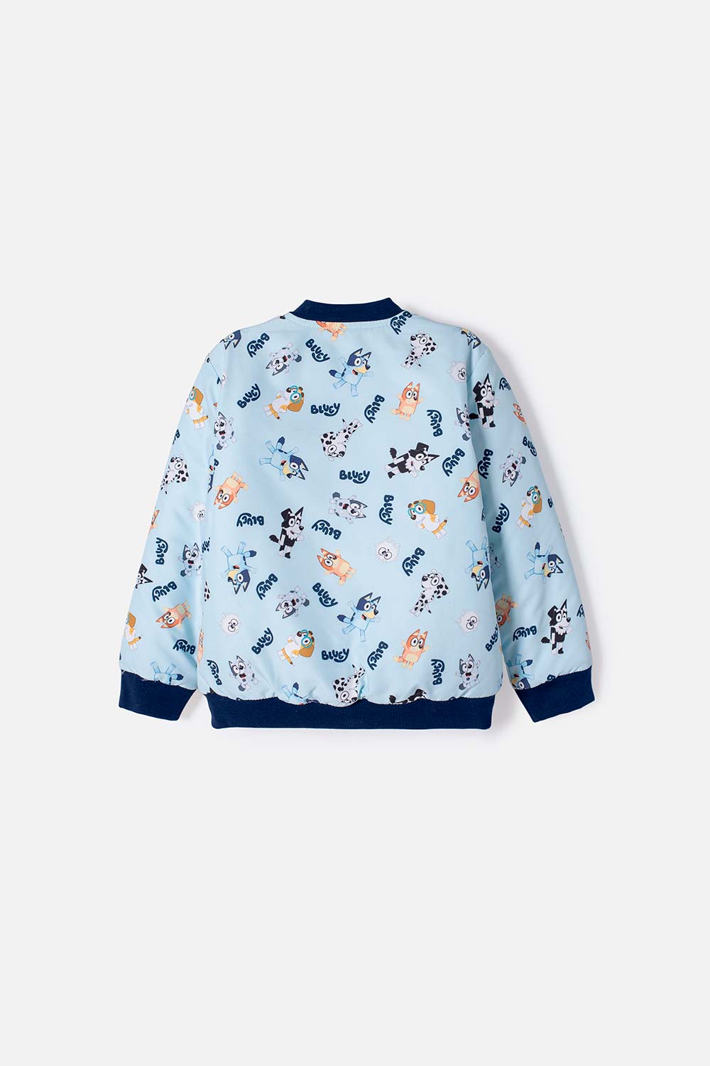 CHAQUETA DE BLUEY MULTICOLOR CON CIERRE DELANTERO PARA NIÑO 2T A 6T