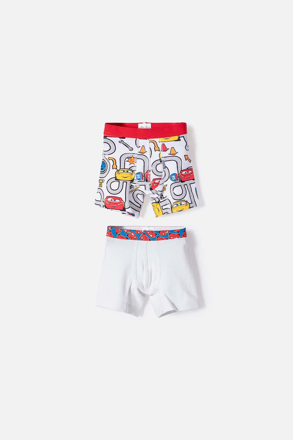 PACK X2 BOXER DE CARS MULTICOLOR PARA NIÑO 2T A 6T