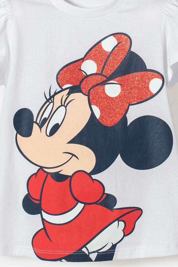 PIJAMA DE MINNIE MOUSE MULTICOLOR PARA NIÑA 2T A 5T
