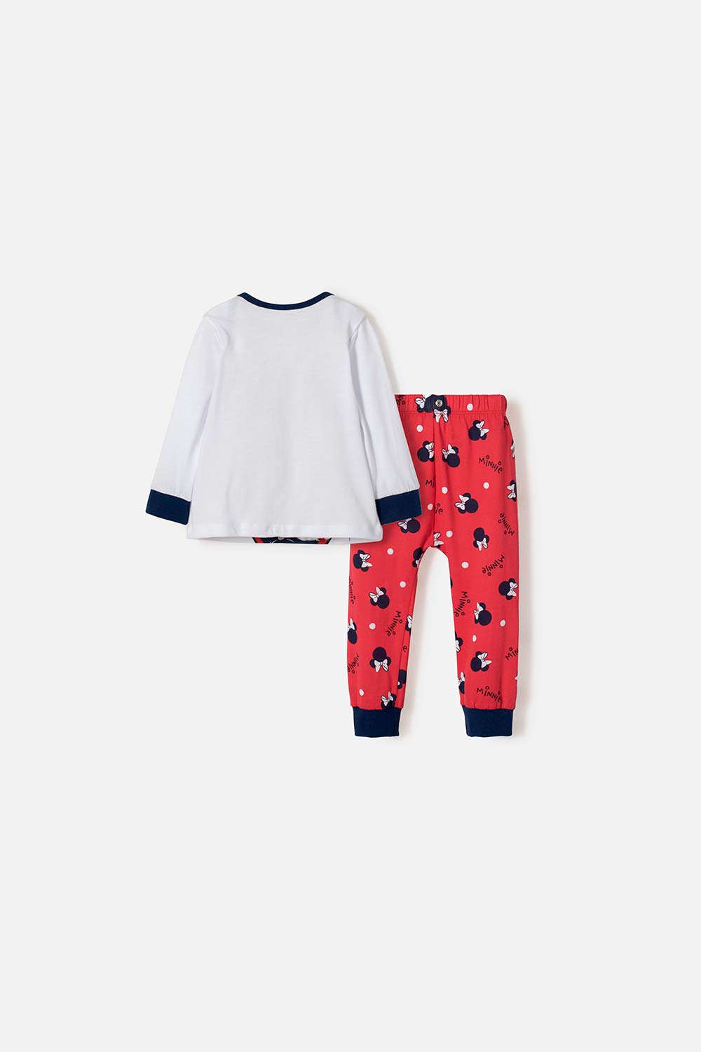 PIJAMA DE MINNIE MOUSE CON PANTALÓN LARGO MULTICOLOR PARA BEBÉ NIÑA