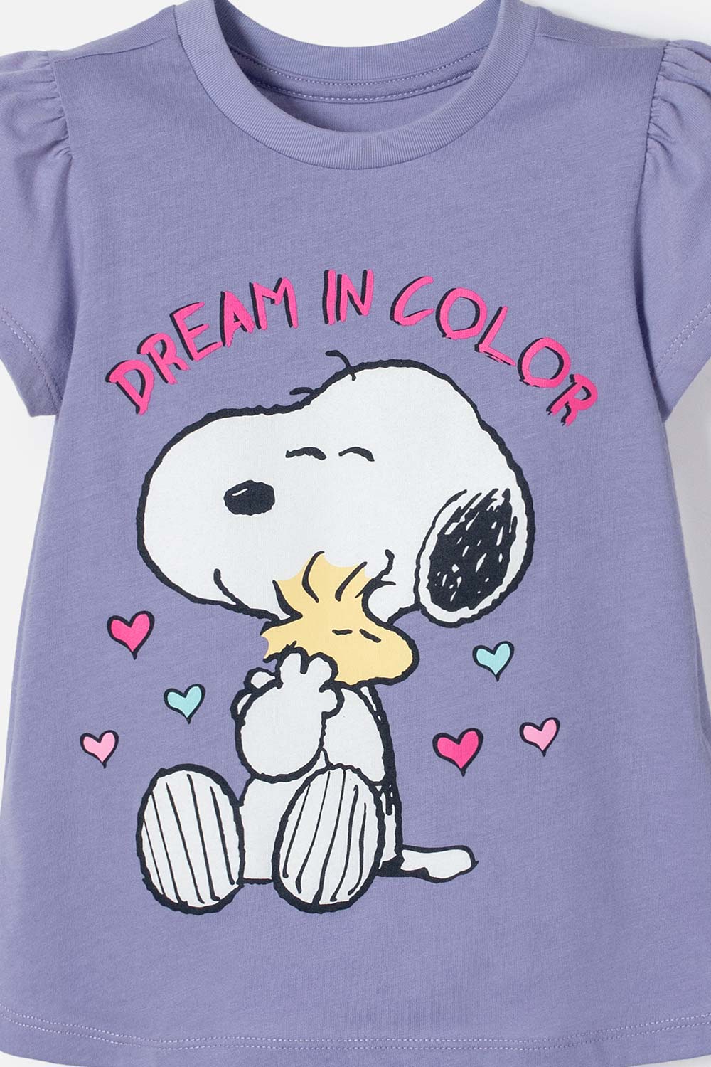 PIJAMA DE SNOOPY PANTALÓN LARGO MULTICOLOR PARA BEBÉ NIÑA