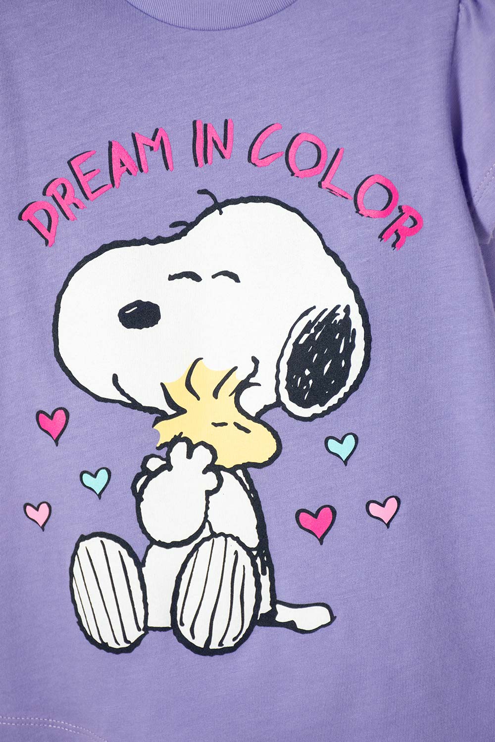 PIJAMA DE SNOOPY CON PANTALÓN LARGO MULTICOLOR PARA NIÑA 2T A 5T