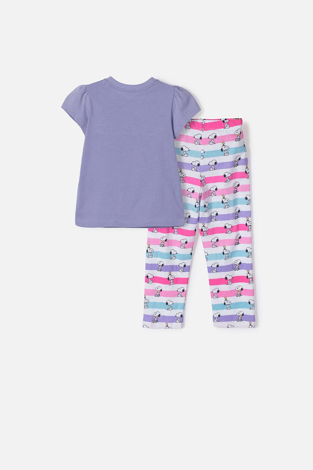 PIJAMA DE SNOOPY PANTALÓN LARGO MULTICOLOR PARA BEBÉ NIÑA