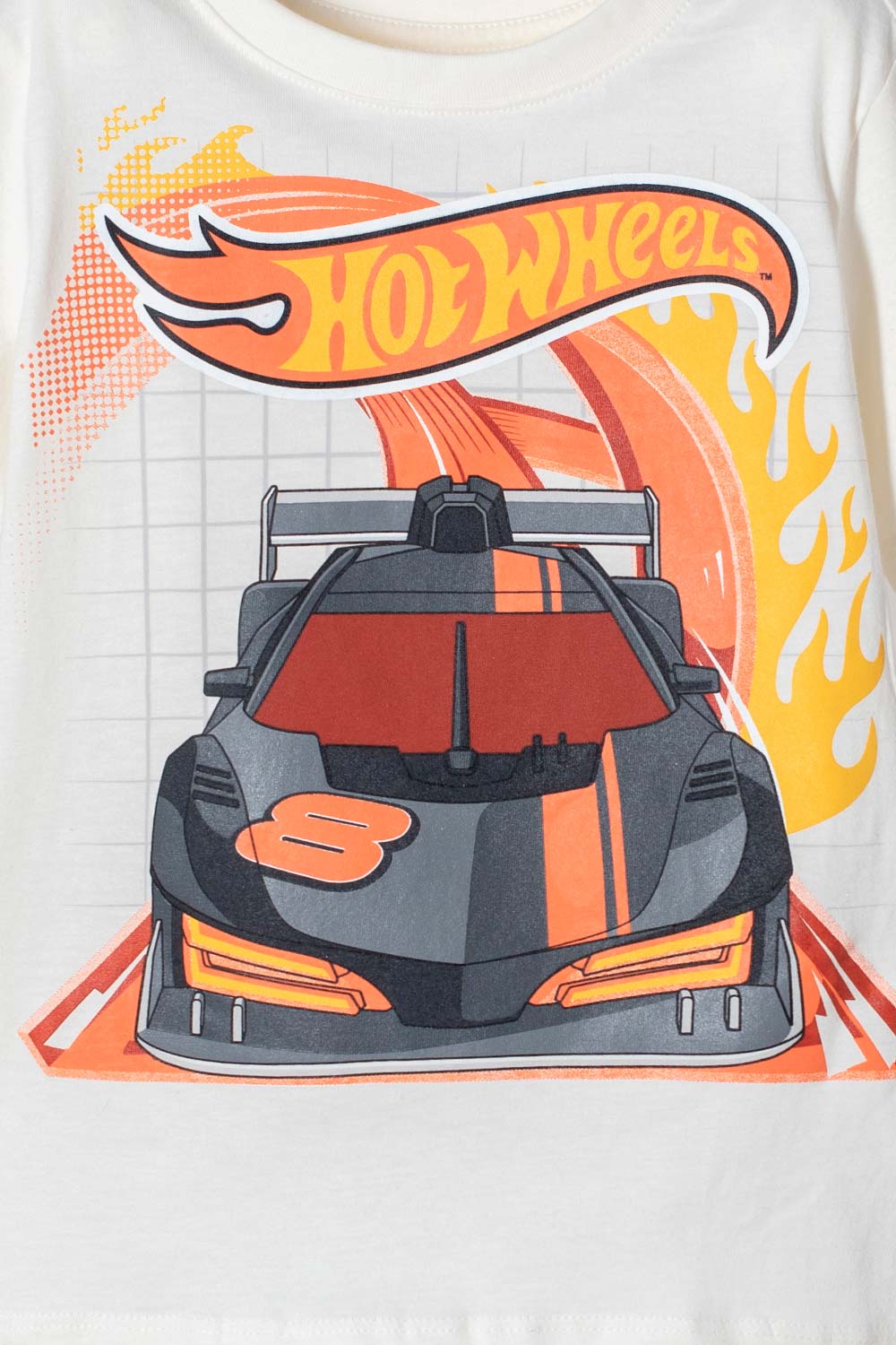 CAMISETA HOT WHEELS MANGA CORTA ALMENDRA PARA NIÑA