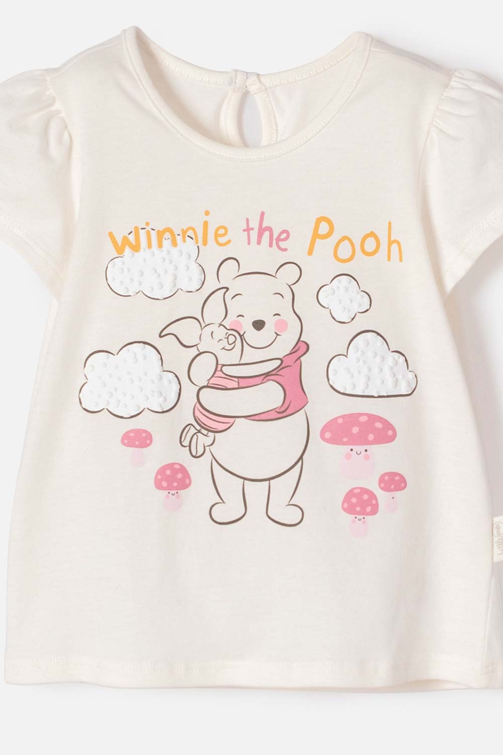CONJUNTO DE WINNIE THE POOH MARFIL