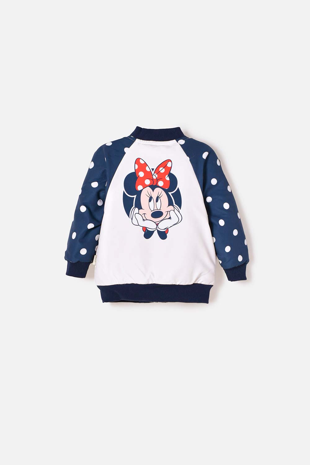 CHAQUETA DE MINNIE MOUSE CON CIERRE MULTICOLOR PARA BEBÉ NIÑA