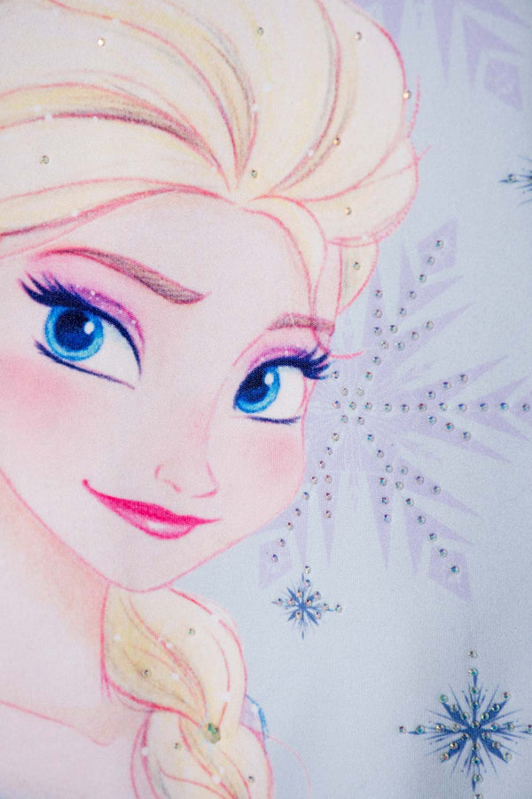 CONJUNTO DE FROZEN CON TULL AZUL CIELO PARA NIÑA 2T A 5T