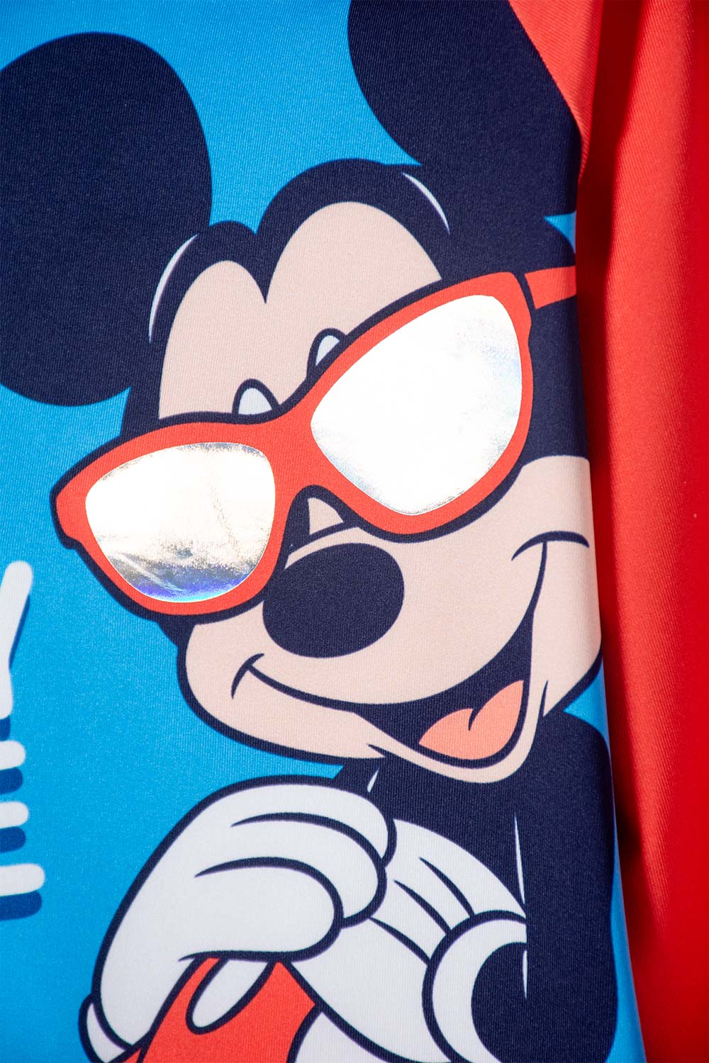 CONJUNTO DE BAÑO DE MICKEY MULTICOLOR PARA BEBÉ NIÑO