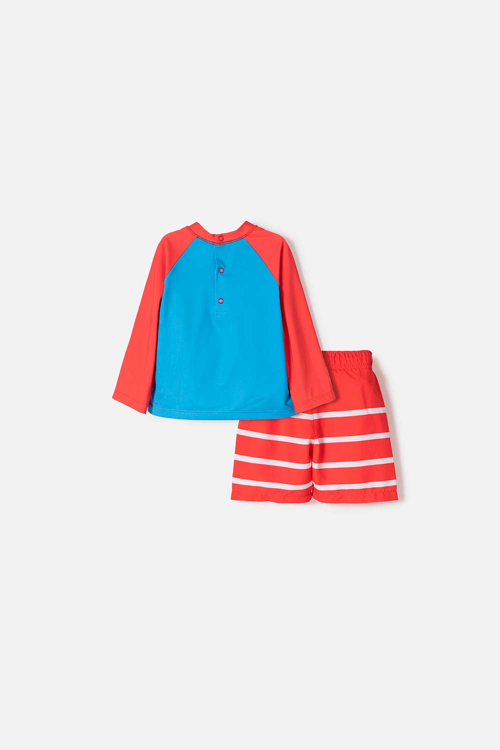 CONJUNTO DE BAÑO DE MICKEY MULTICOLOR PARA BEBÉ NIÑO