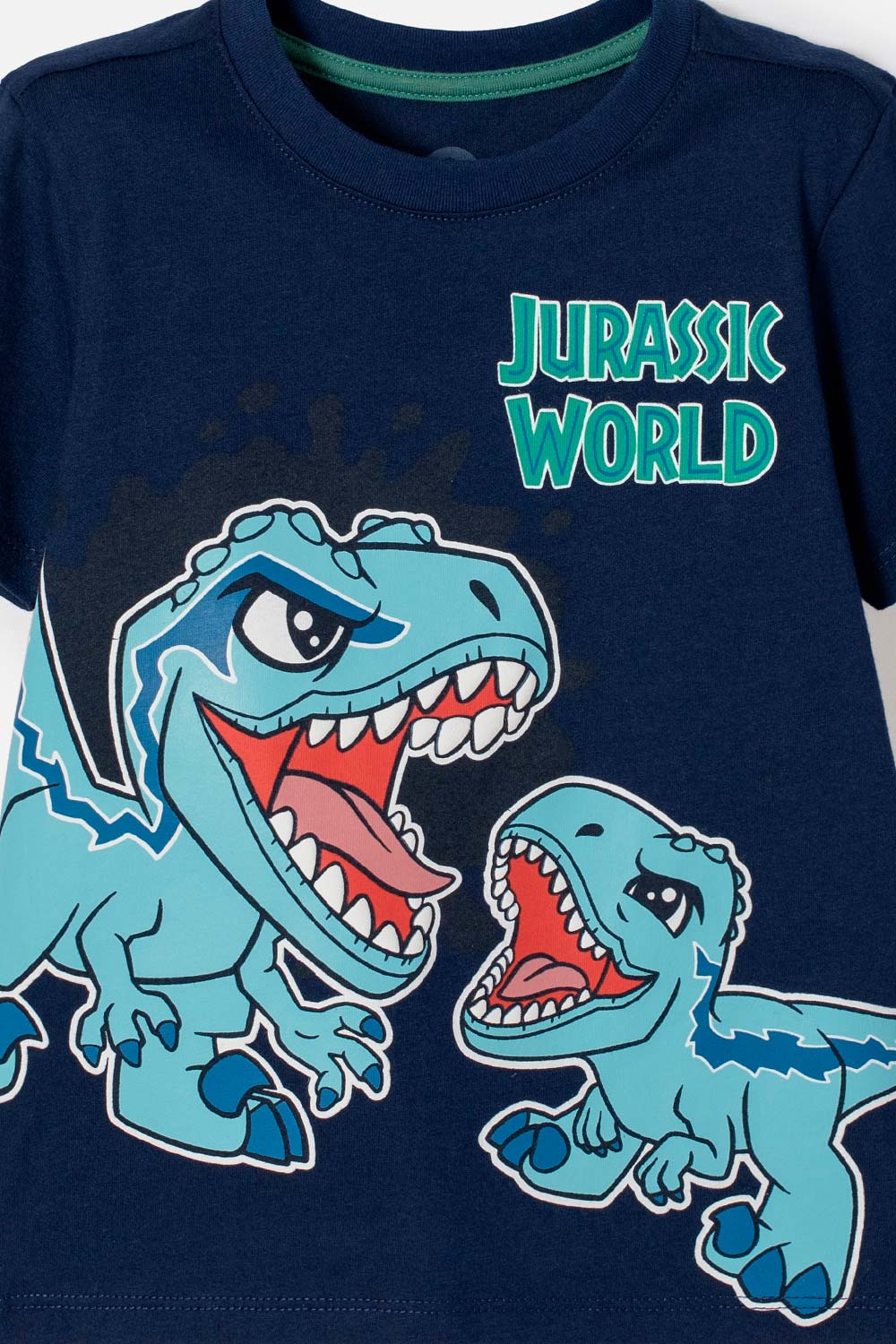 CONJUNTO DE JURASSIC WORLD PANTALÓN CORTO MULTICOLOR PARA NIÑO 2T A 6T