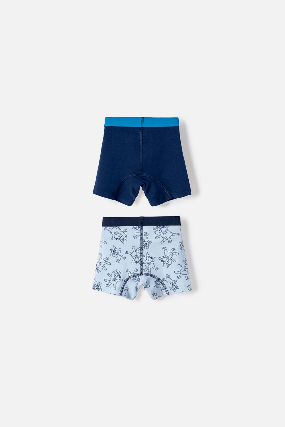PACK X2 BOXER DE BLUEY AZUL PARA NIÑO 2T A 6T
