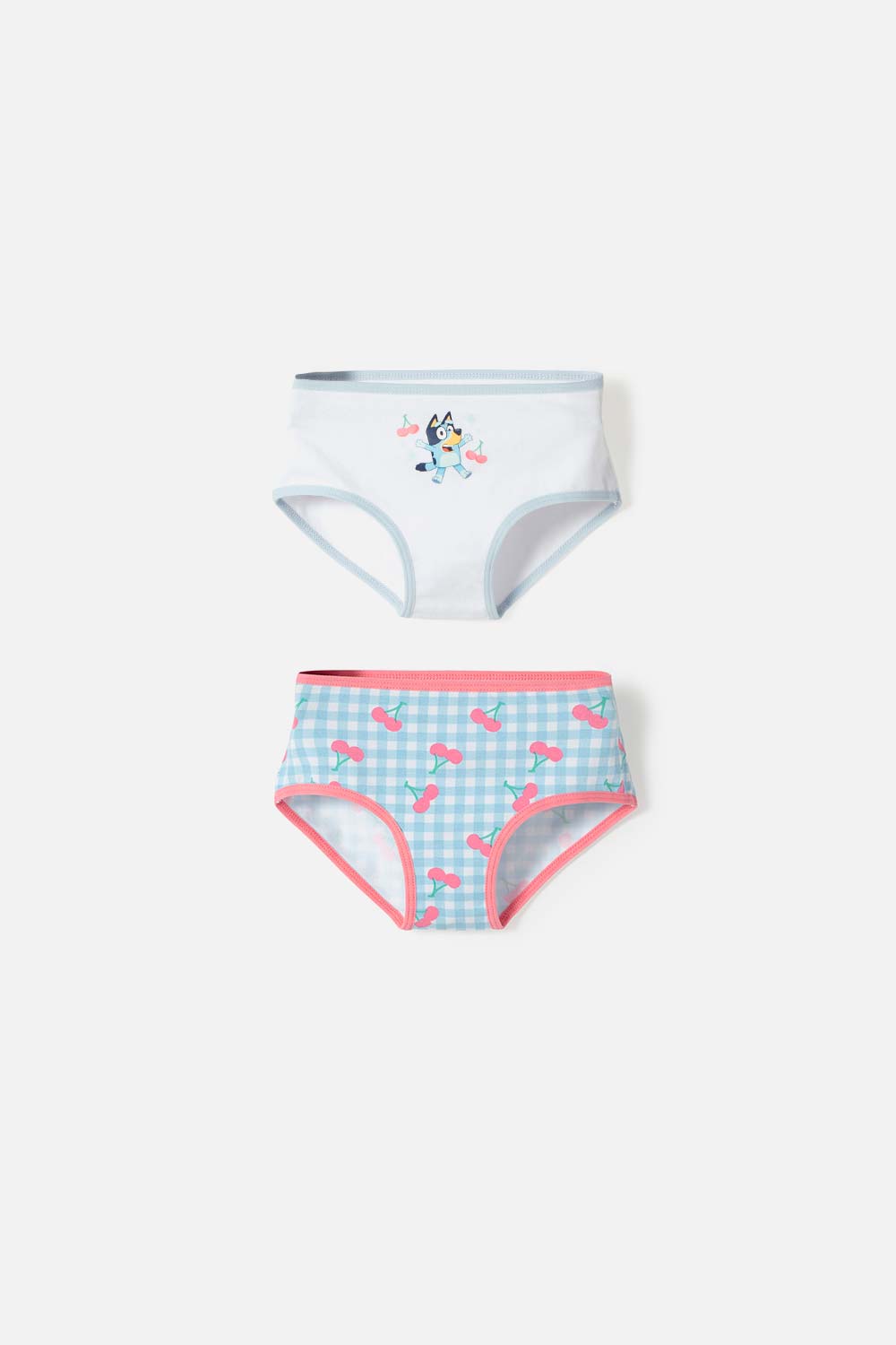 PACK X2 PANTIES DE BLUEY BLANCO PARA NIÑA 2T A 6T