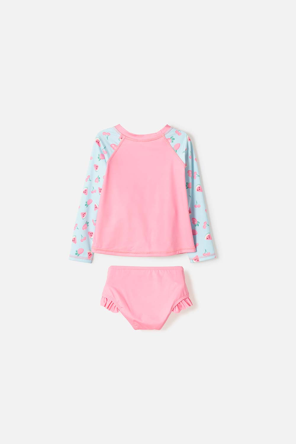 CONJUNTO DE BAÑO DE BLUEY MANGA LARGA MULTICOLOR PARA NIÑA 2T A 6T