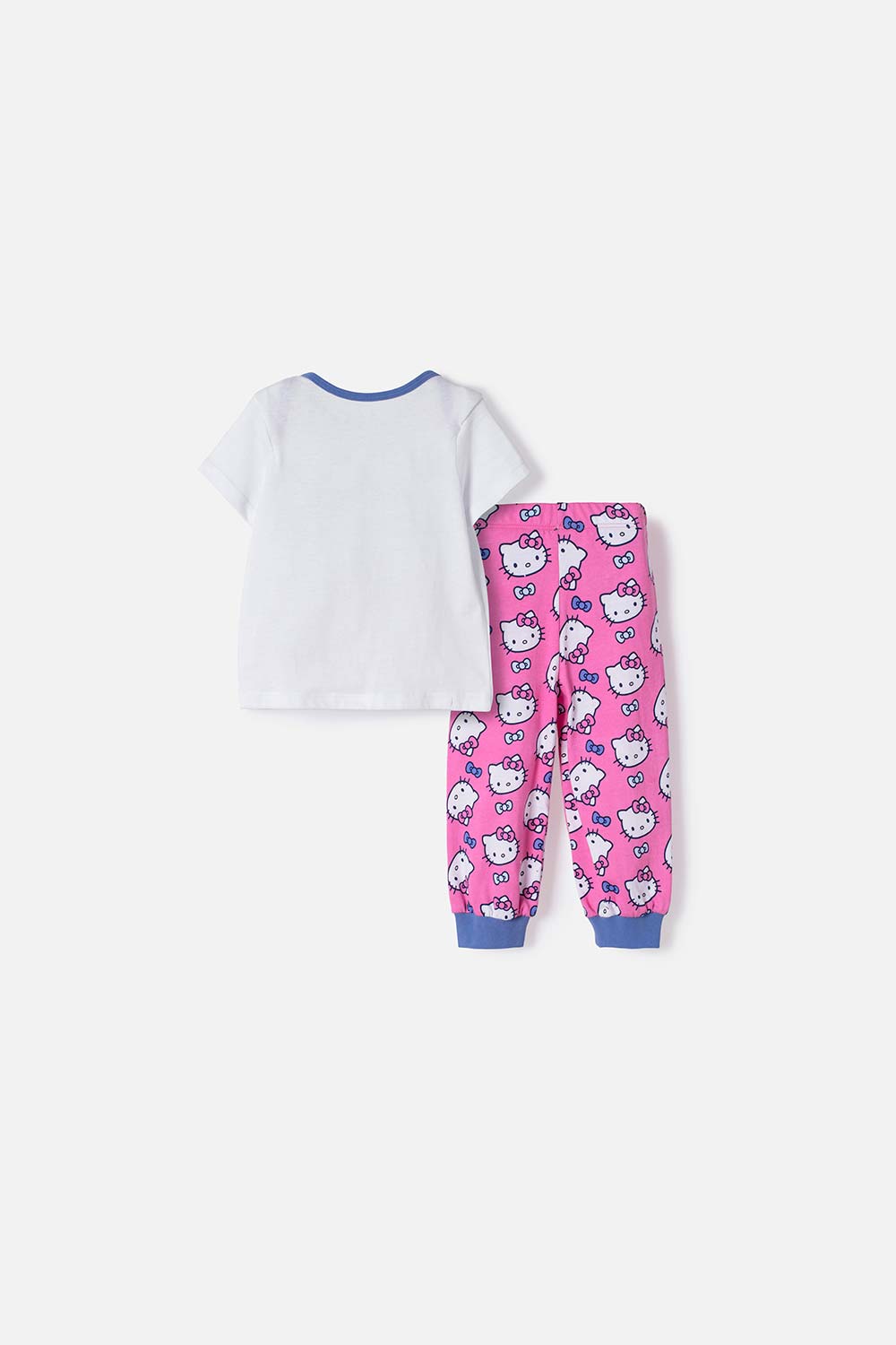 PIJAMA DE HELLO KITTY PANTALÓN LARGO MULTICOLOR PARA BEBÉ NIÑA