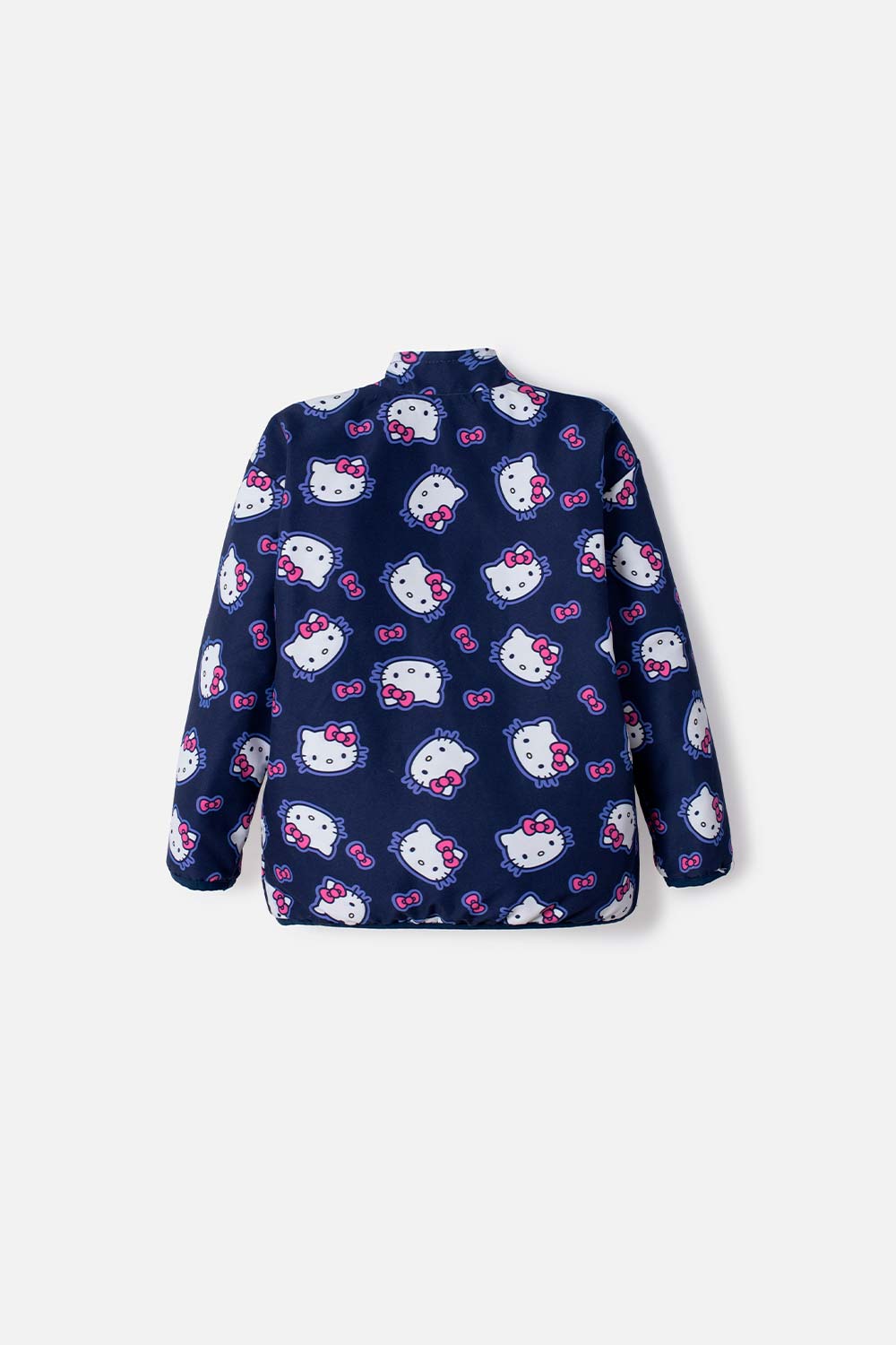 CHAQUETA DE HELLO KITTY CON CIERRE AZUL PARA NIÑA 2T A 6T