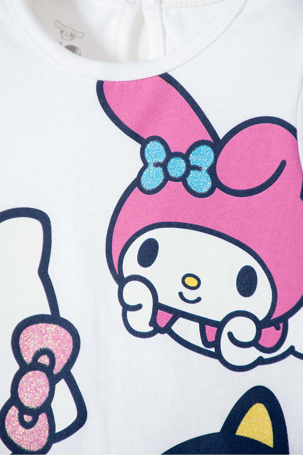 CONJUNTO DE HELLO KITTY CON SHORT MULTICOLOR PARA BEBÉ NIÑA