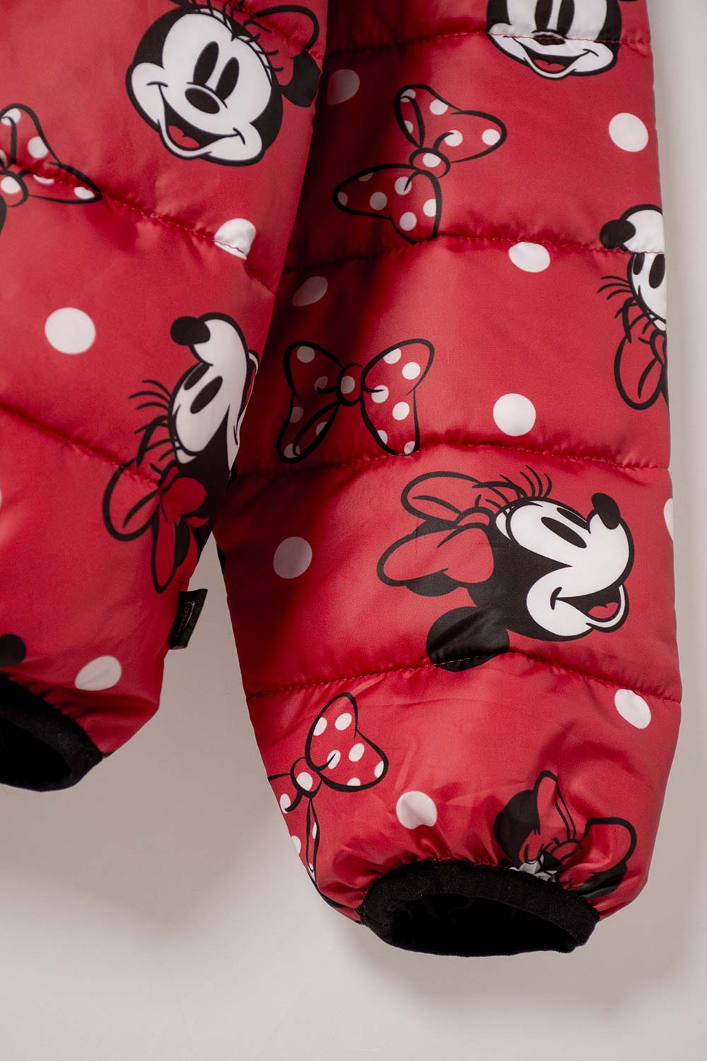 CHAQUETA DE MINNIE MOUSE CON CIERRE FRONTAL ROJO PARA NIÑA 2T A 6T