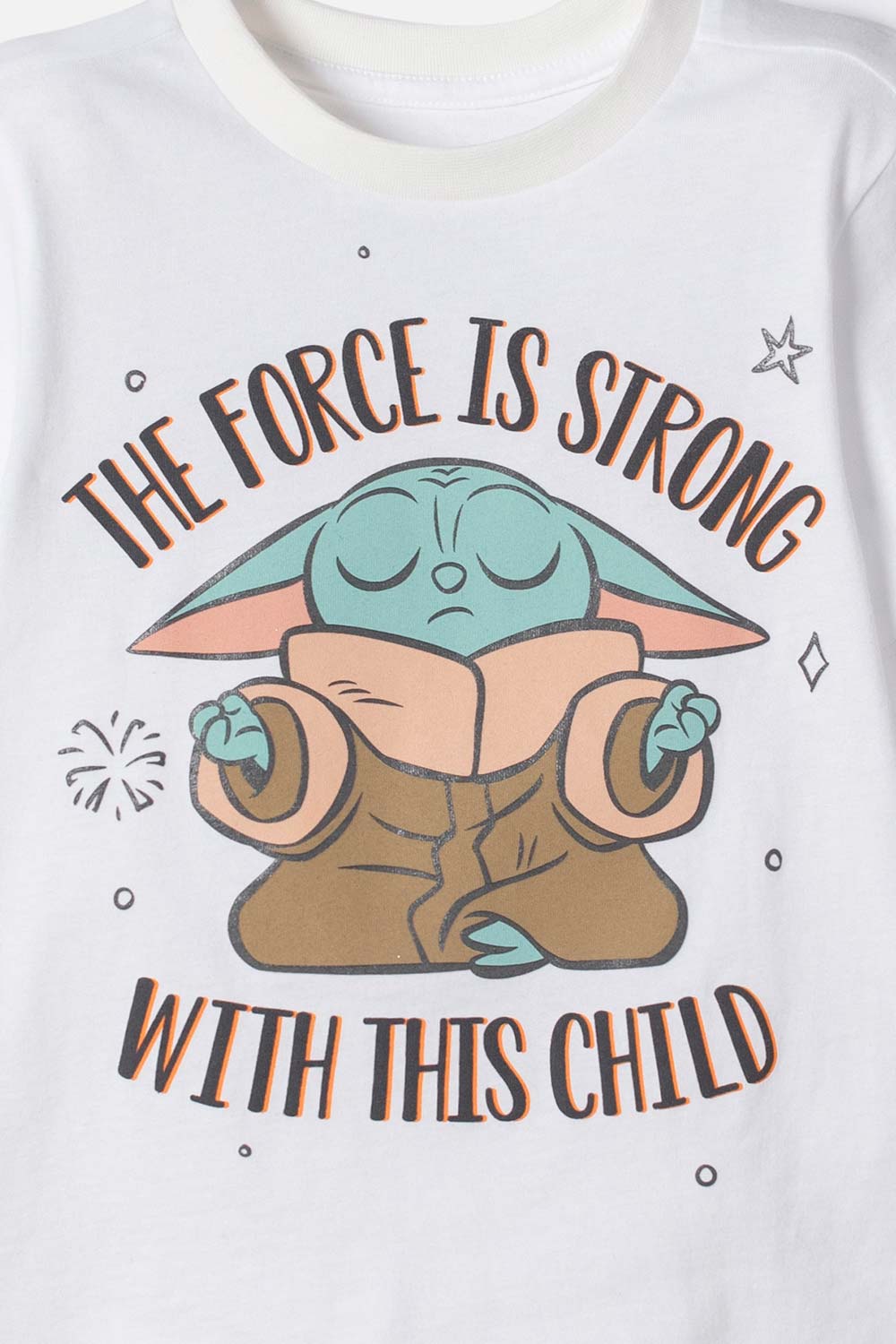 PIJAMA DE MANDALORIAN PANTALÓN LARGO MULTICOLOR PARA NIÑO 2T A 6T