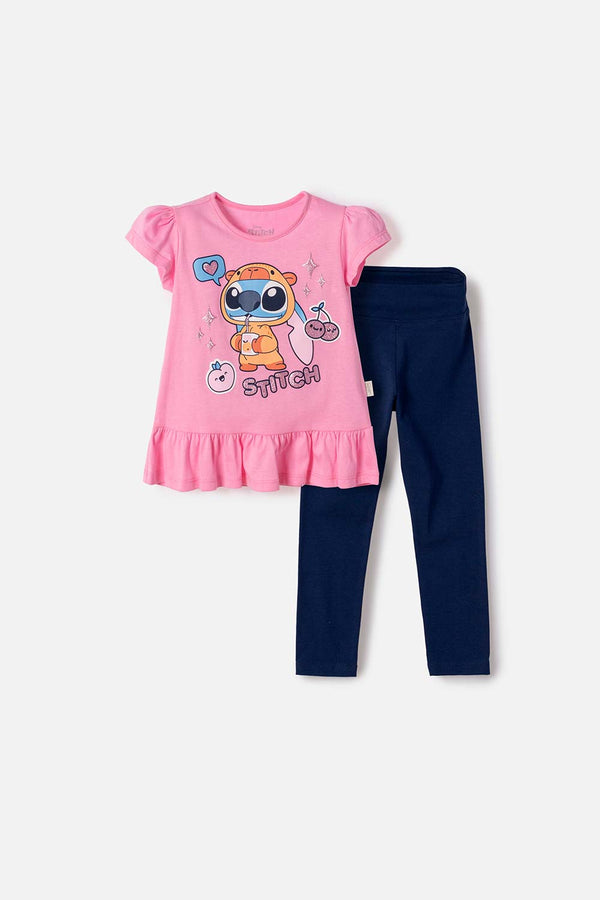 CONJUNTO CAMINADOR NIÑA EXTERIOR LILO Y