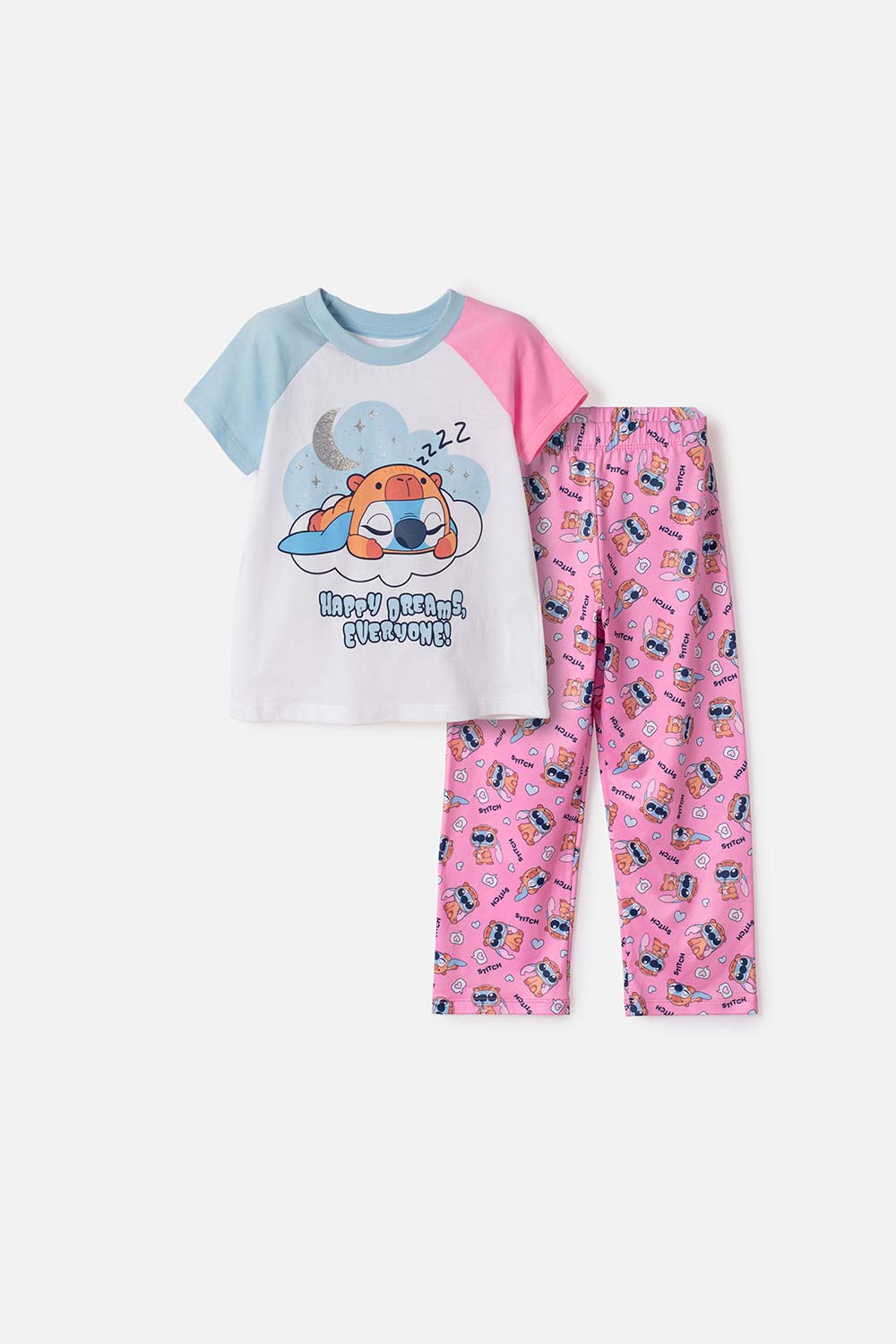 PIJAMA CAMINADOR NIÑA INTERIOR LILO Y ST