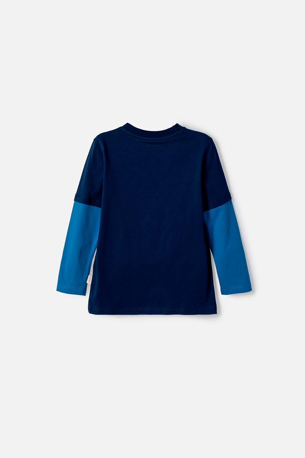 CAMISETA DE SPIDERMAN MANGA LARGA AZUL PARA NIÑO 2T A 6T