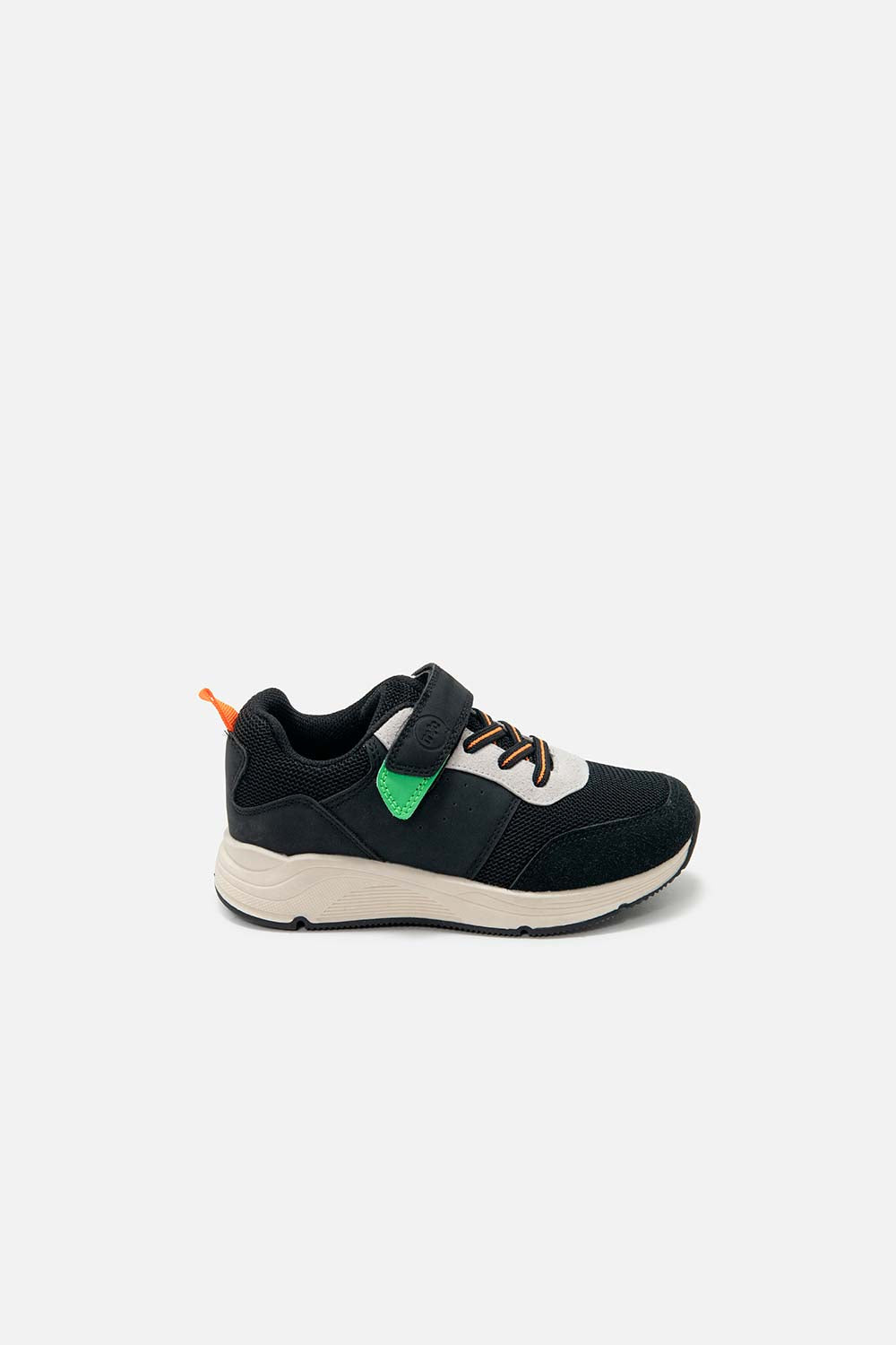 TENIS DE MIC NEGRO Y BLANCO PARA NIÑO
