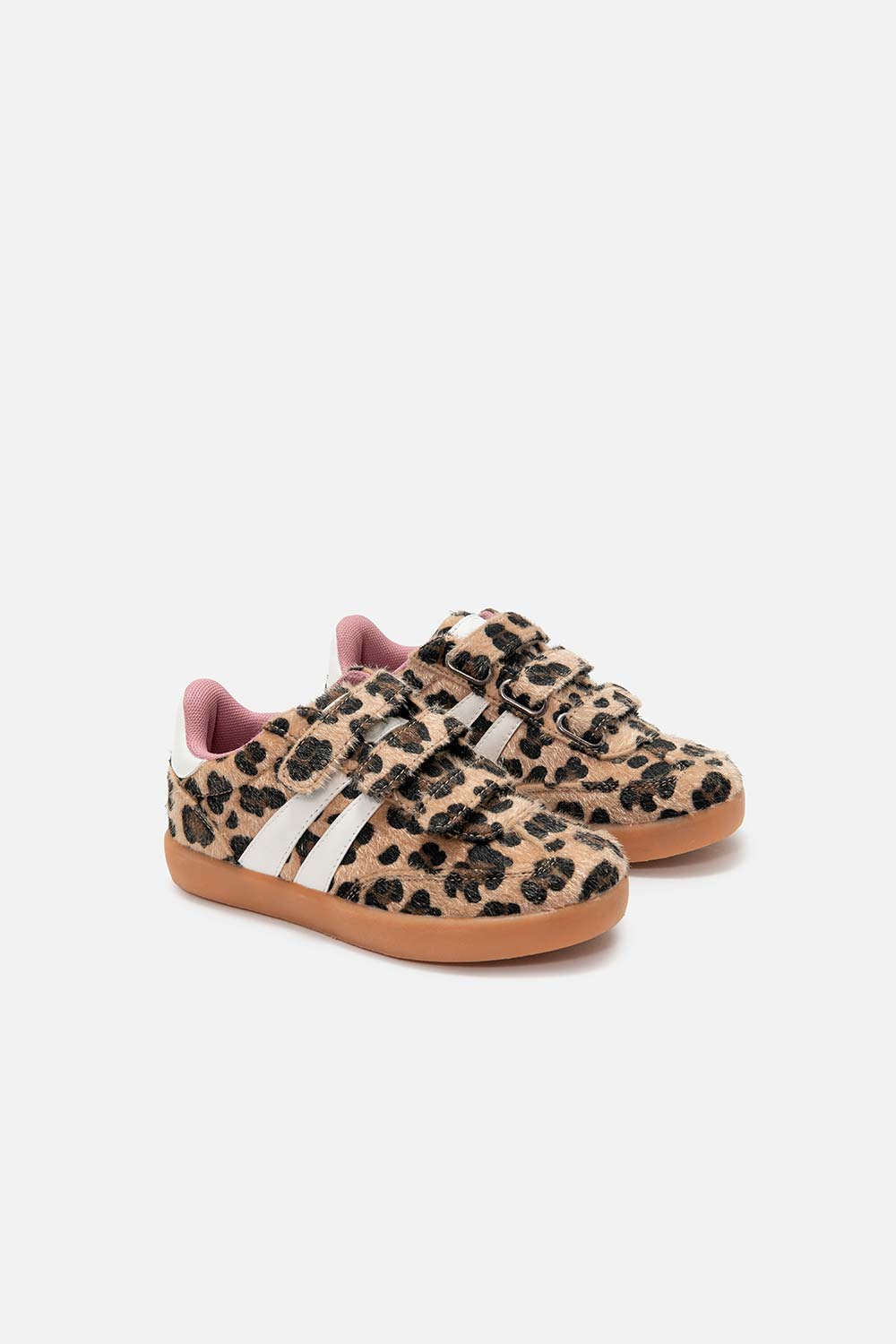 TENIS DE MIC CAFES CON CORREA AJUSTABLE PARA NIÑA