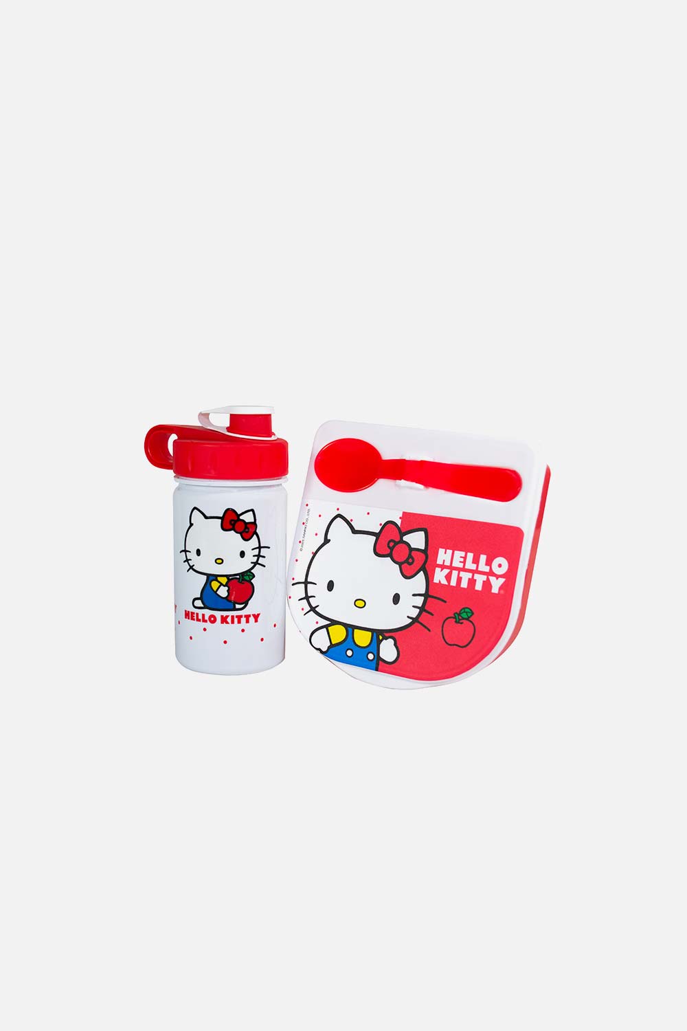 SET DE SANDUCHERA + BOTELLA DE HELLO KITTY PARA NIÑA
