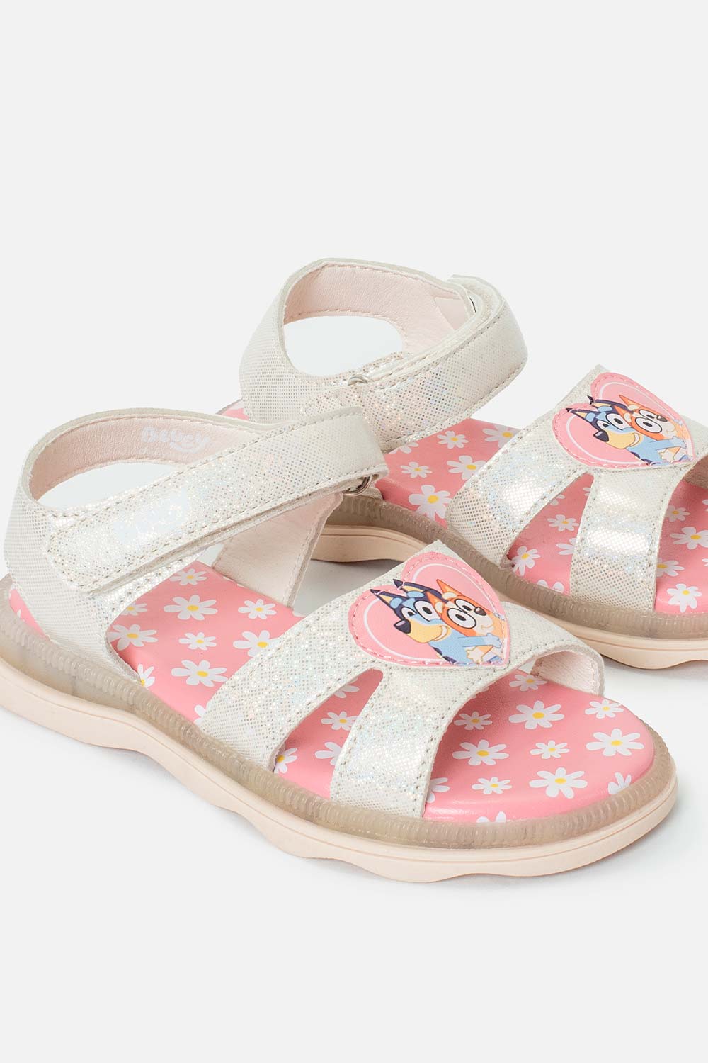 SANDALIA DE BLUEY ROSADAS PARA NIÑA